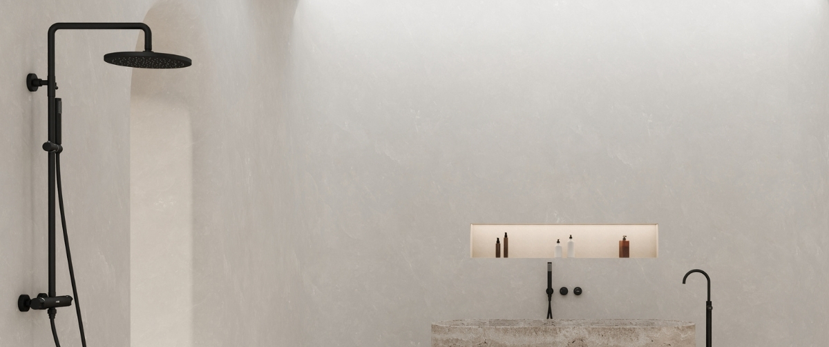 Colonne de douche noire