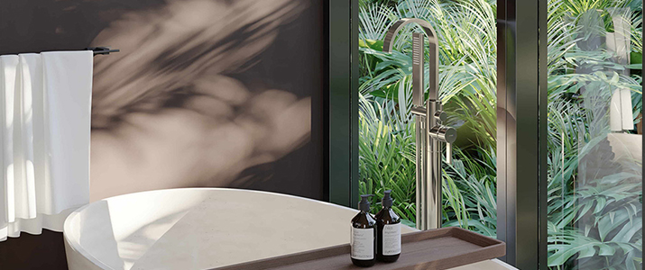 Robinet baignoire îlot