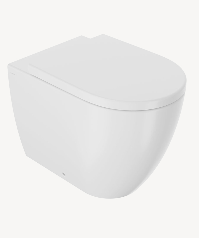 WC a pavimento con sedile incluso Bianco opaco - Arc - small