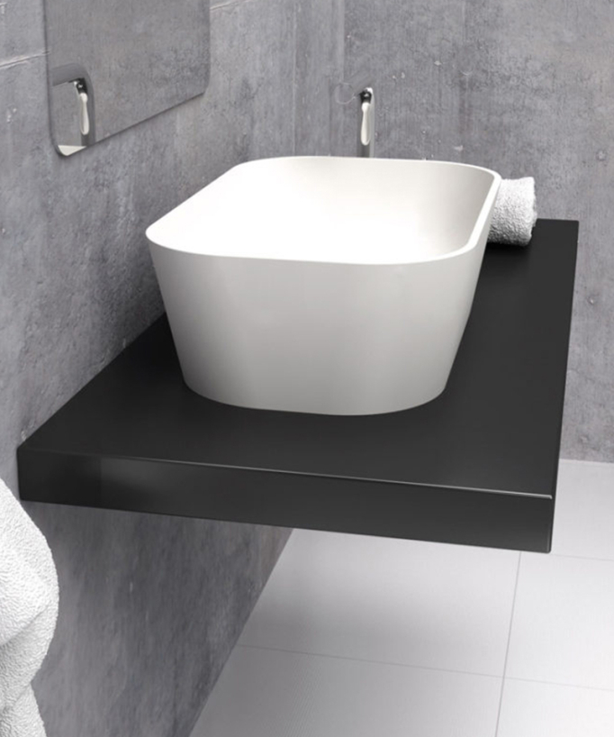 Lavabo da appoggio solid surface Sanycess - Rust