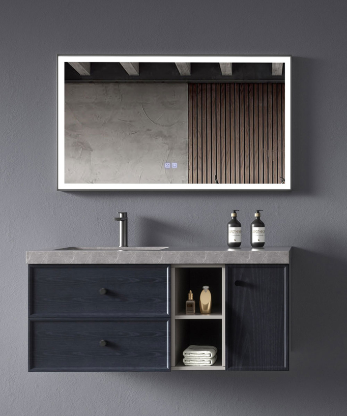 Mobile da bagno Blu Delhi - 120 cm - small