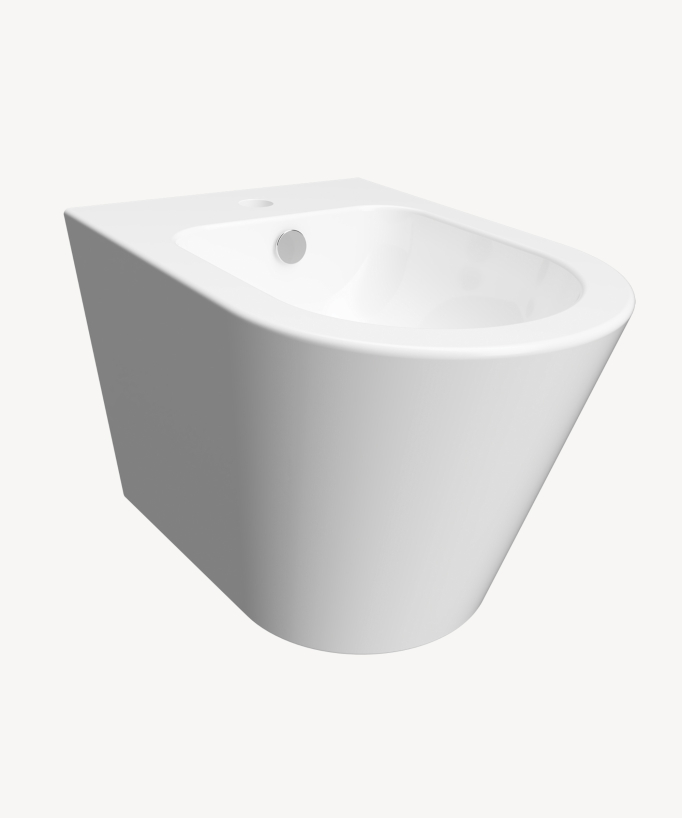 Tampa - Bidet sospeso Bianco lucido - small