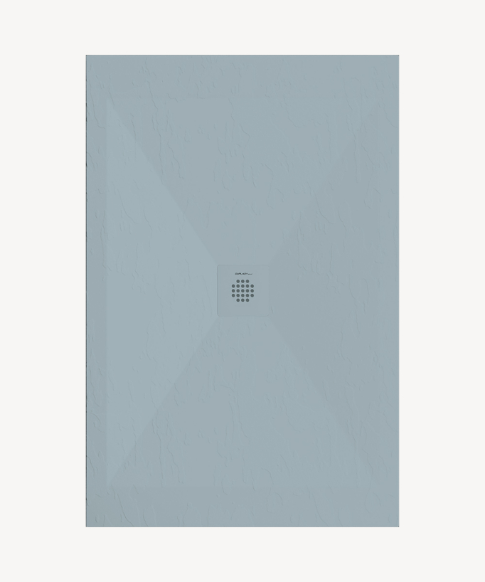 Piatto doccia Grigio, finitura ardesia Stone SORTY, griglia colorata