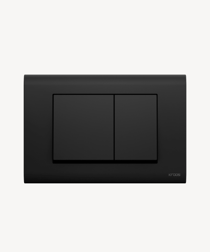 Placca di comando a doppio azionamento compatibile con Sigma Geberit - small