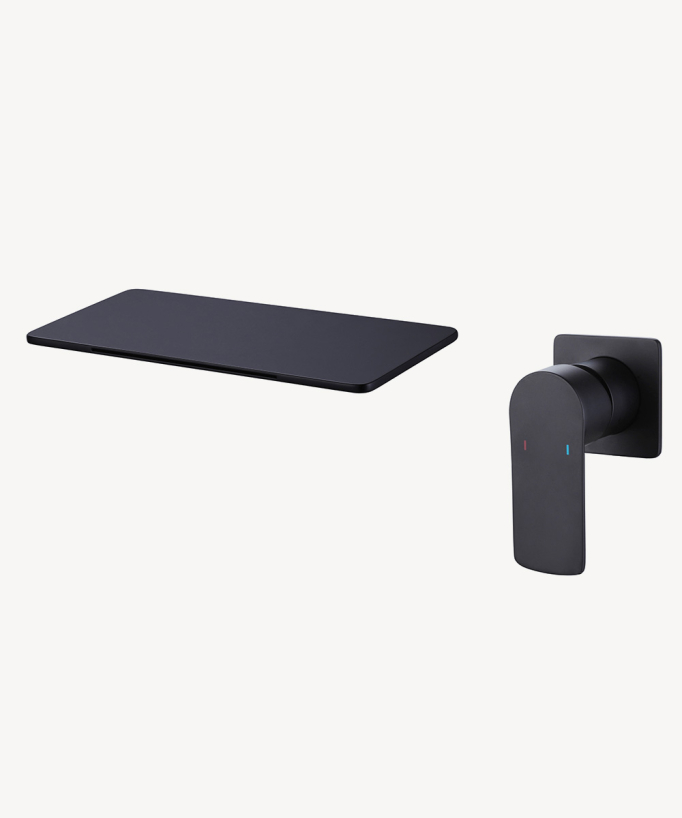 Miscelatore lavabo a parete design a cascata - small