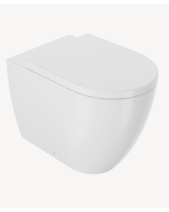 WC a pavimento con sedile incluso Bianco opaco - Arc - small