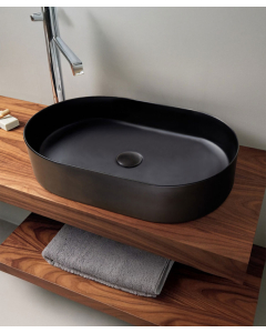 Lavabo ovale in ceramica - Trapani - small