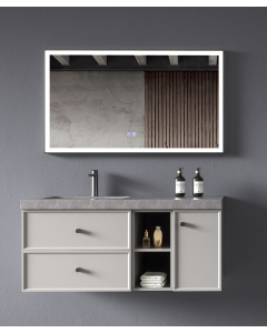 Mobile bagno Grigio Delhi - 120 cm - small