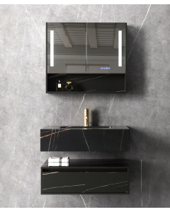 Mobile bagno Nero Madras - 80 cm - small