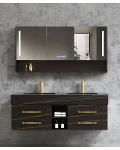 Mobile da bagno Nero Jaipur - 150 cm - small