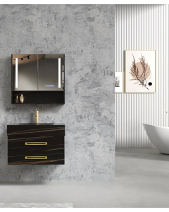 Mobile da bagno Nero Jaipur - 80 cm - small