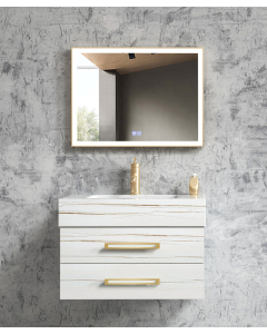 Mobile da bagno Bianco Jaipur - 80 cm - small