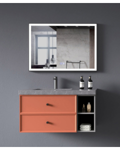 Mobile da bagno Arancione Delhi - small