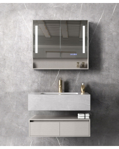 Mobile da bagno Grigio Madras - 80 cm - small