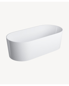 Ovo - Vasca freestanding ovale Bianco lucido - small