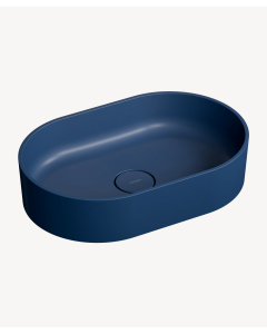 Ovo - Lavabo da appoggio Blu - small