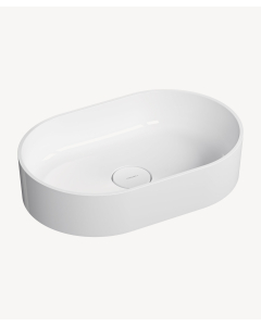 Ovo - Lavabo da appoggio Bianco lucido - small