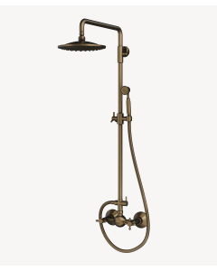 Colonna miscelatore doccia stile antico - finitura bronzo Roma - small