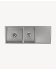 Lavello da cucina doppio 1180 mm - acciaio inox - Filao - small