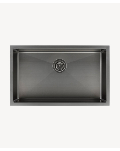 Lavello singolo 750 mm - gunmetal spazzolato - Hiba - small