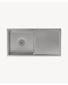 Lavello da cucina singolo 880 mm - acciaio inox - Limba - small
