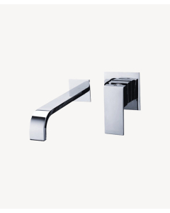 Miscelatore lavabo da incasso a parete cromato - Santa Maria - small