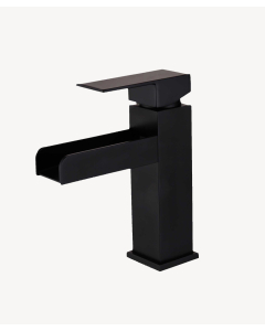 Miscelatore lavabo a cascata nero - Alnair - small