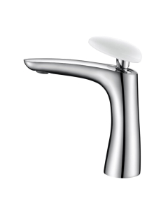 Miscelatore lavabo moderno cromato - Elbe - small