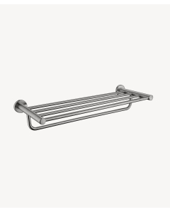 Portasalviette a muro con ripiano - Corbeau - small