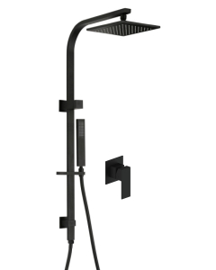 Colonna doccia miscelatore ottone nero - Sirius - small
