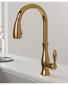 Miscelatore cucina moderno con doccetta e tubo estraibile - small