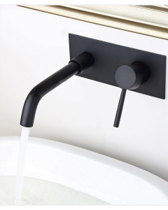 Miscelatore a parete nero - small