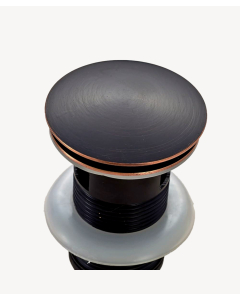 Piletta clic-clac in ottone bronzo oliato - small