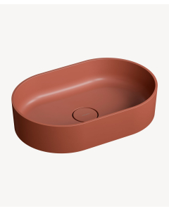 Ovo - Lavabo da appoggio Terracotta - small