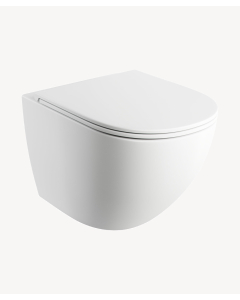 Ottawa - WC sospeso con sedile soft-close - Bianco - small