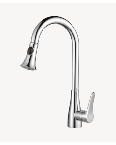 Rubinetto miscelatore lavello da appoggio con doccetta estraibile - Saona - small