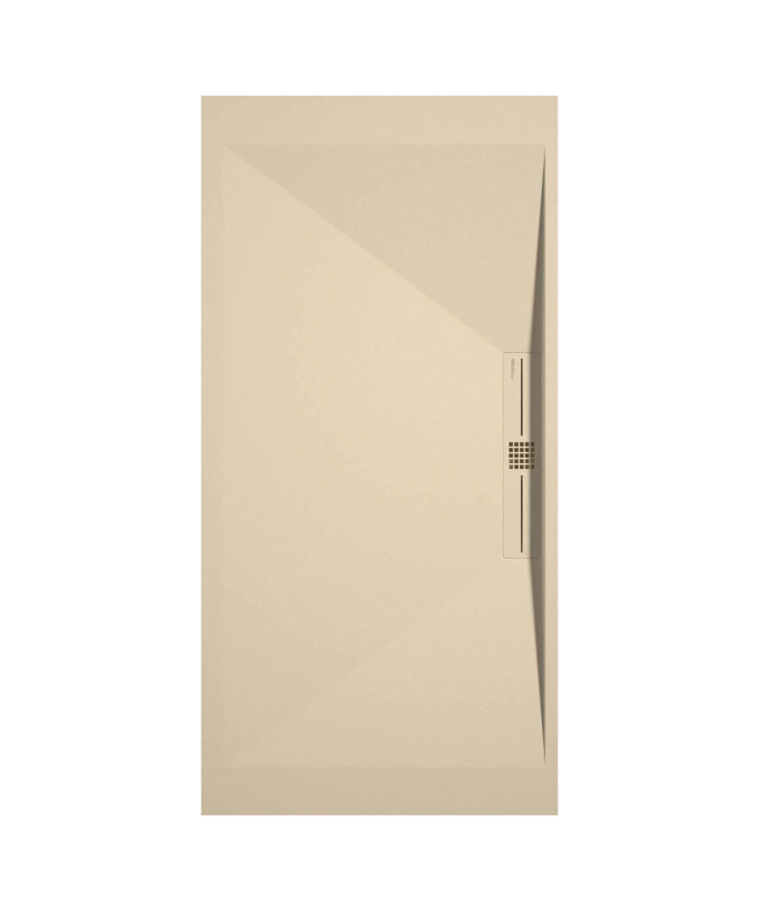Piatto doccia Crème, Lisse Stone SIDE, griglia colorata - small
