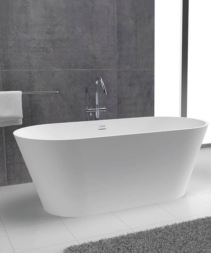 Baignoire en îlot Blanc mat - Moderne