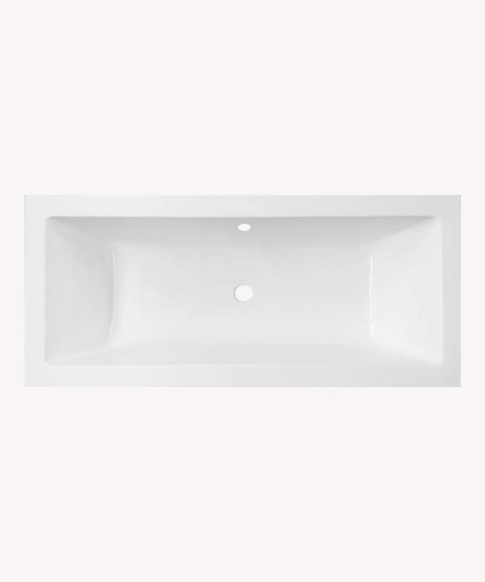 Baignoire acrylique avec tablier - Cube