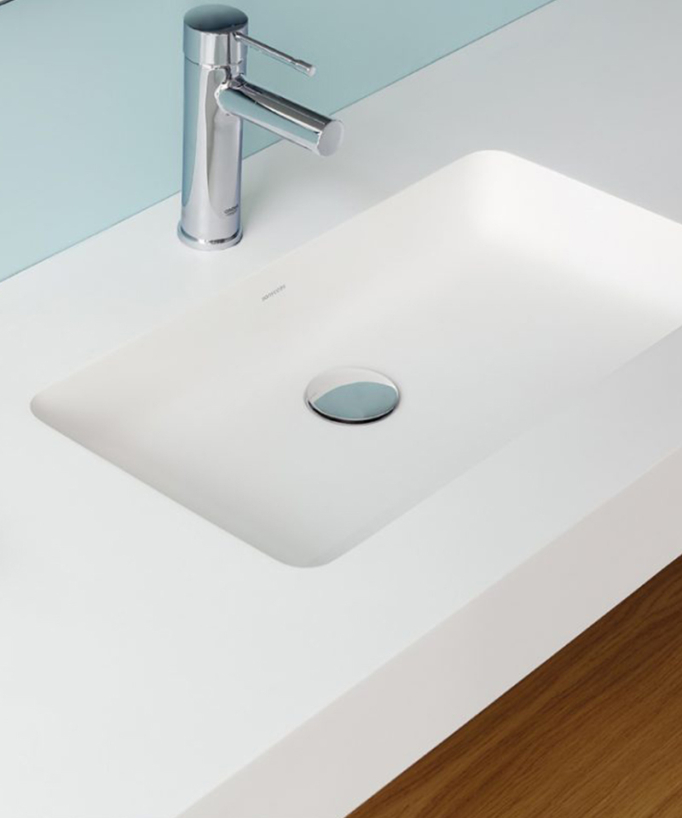 Lavabo sospeso Bianco Cardiff Muro
