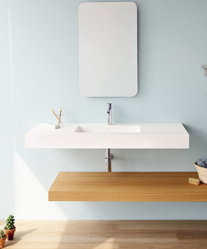 Vasque suspendue blanc Cardiff Muro