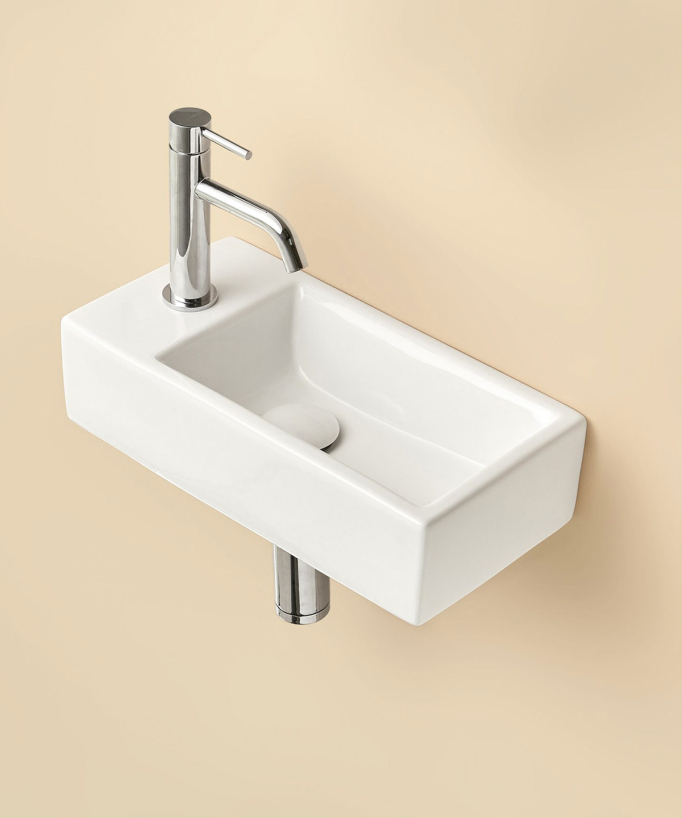 Lave-main suspendu Mini - Blanc brillant
