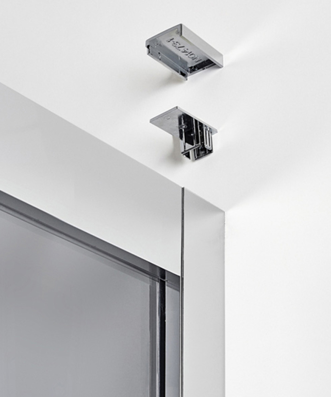 Parete doccia frontale a battente Bilbao 80 cm - Porta frontale a battente