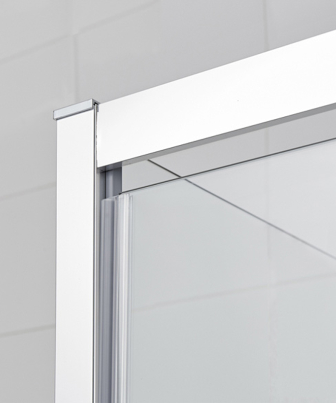 Parete doccia frontale a battente Bilbao 80 cm - Porta frontale a battente