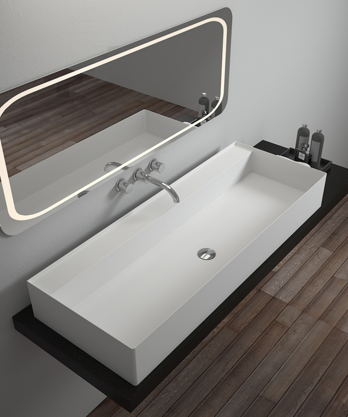 Lavandino rettangolare freestanding - Matadi