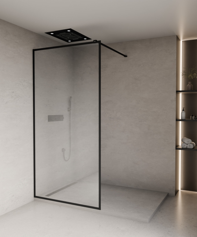 Evora - Parete doccia nera