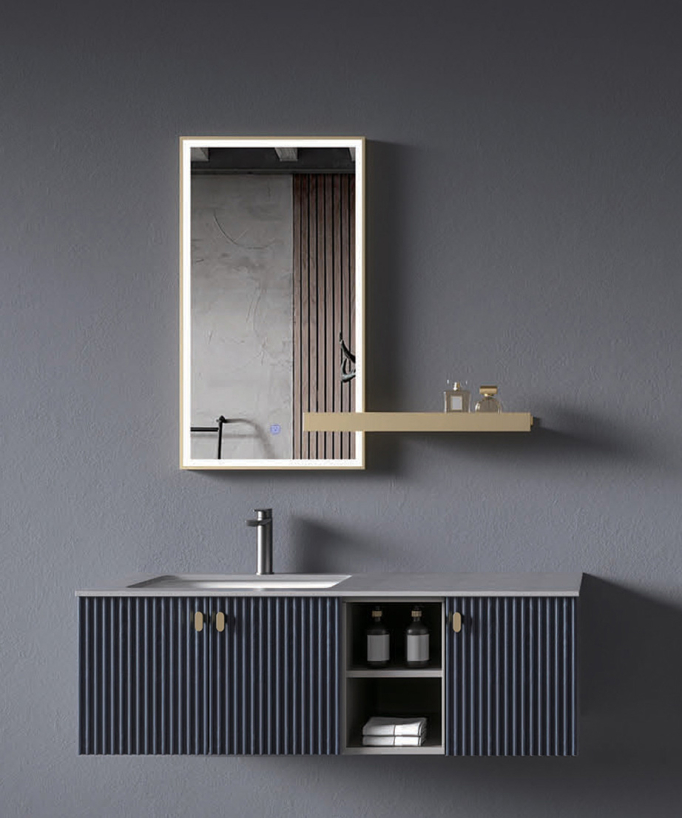 Meuble de salle de bain Bleu Bombay - 120 cm