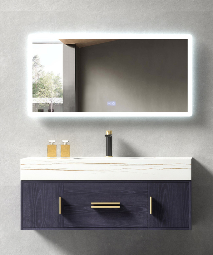 Meuble de salle de bain Bleu Bangalore - 120 cm