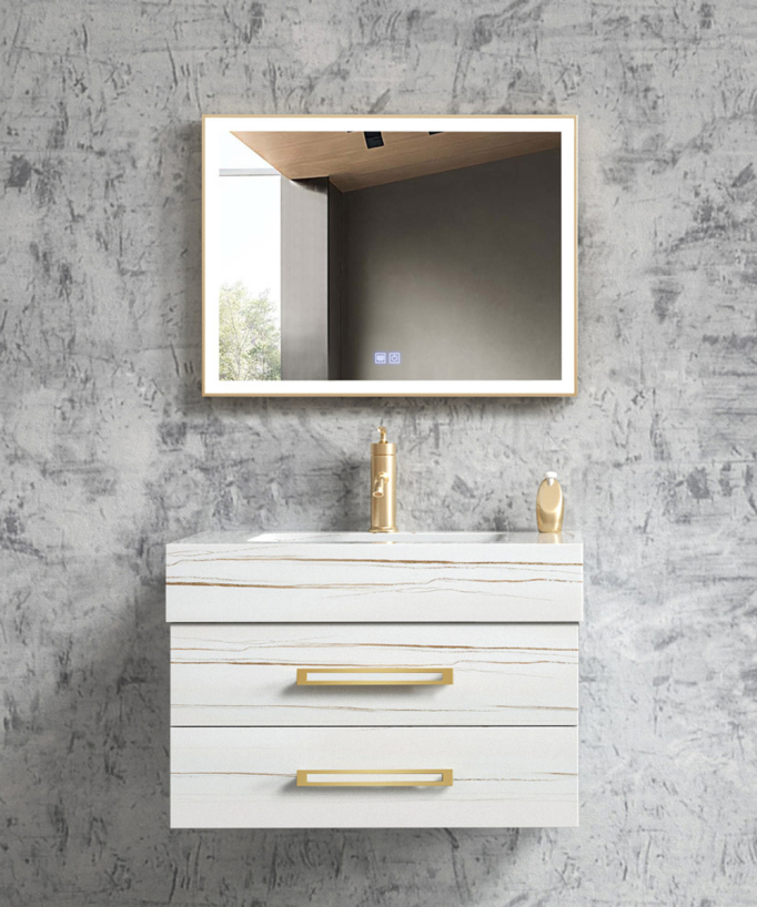 Meuble de salle de bain Blanc Jaipur - 80 cm