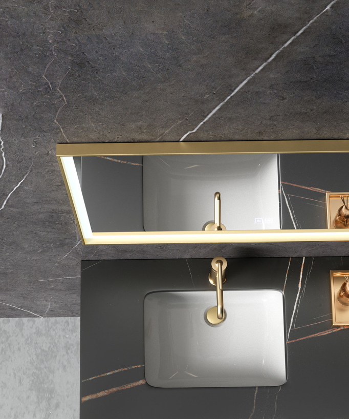 Meuble de salle de bain Noir Madras - 150 cm